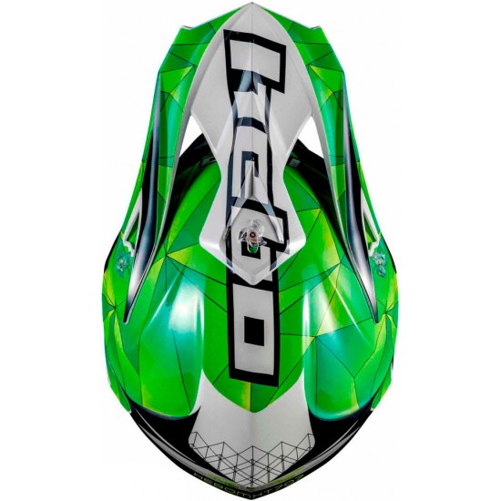 Capacete SWAY FIBRA Verde Hebo