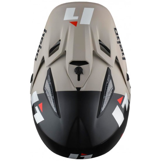 Capacete HMX-FO1 HERITAGE Bege/Preto mate Hebo