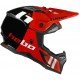 Capacete HMX-FO1 HERITAGE Vermelho/Preto Hebo