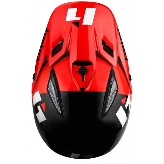 Capacete HMX-FO1 HERITAGE Vermelho/Preto Hebo