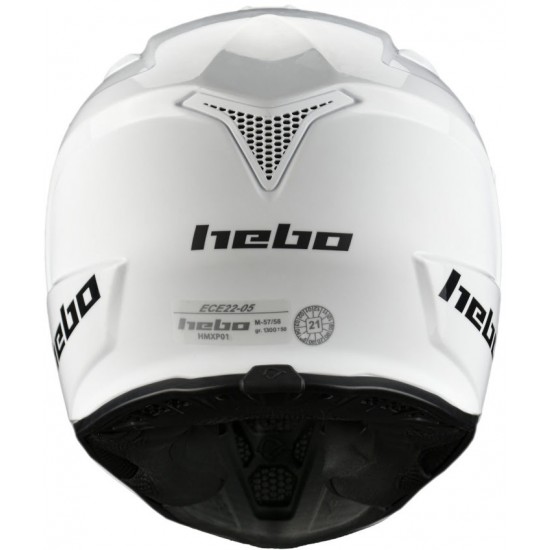 Capacete HMX-P01 STAGE III Branco Hebo