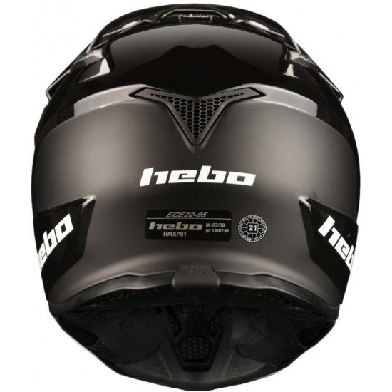 Capacete HMX-P01 STAGE III Preto Hebo