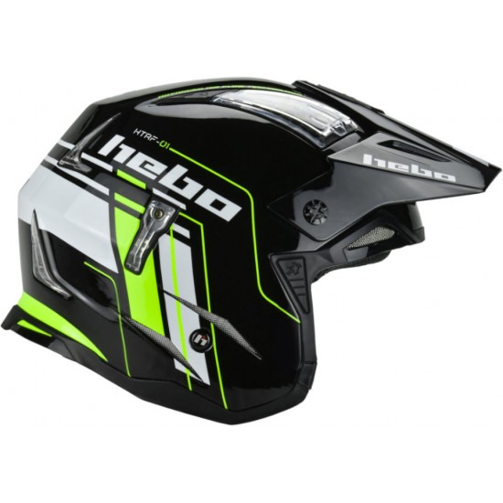 Capacete Trial ZONE 4 CONTACT Preto Hebo