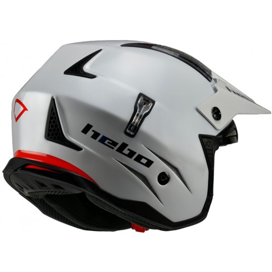 Capacete Trial ZONE 4 MONOCOLOR Branco Hebo