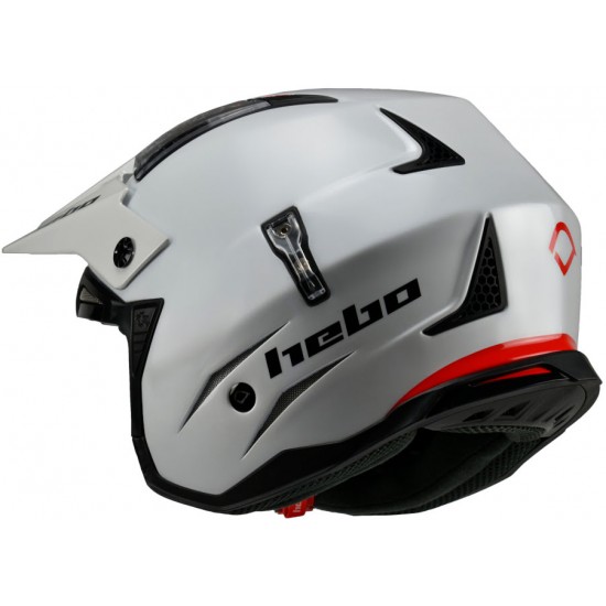 Capacete Trial ZONE 4 MONOCOLOR Branco Hebo