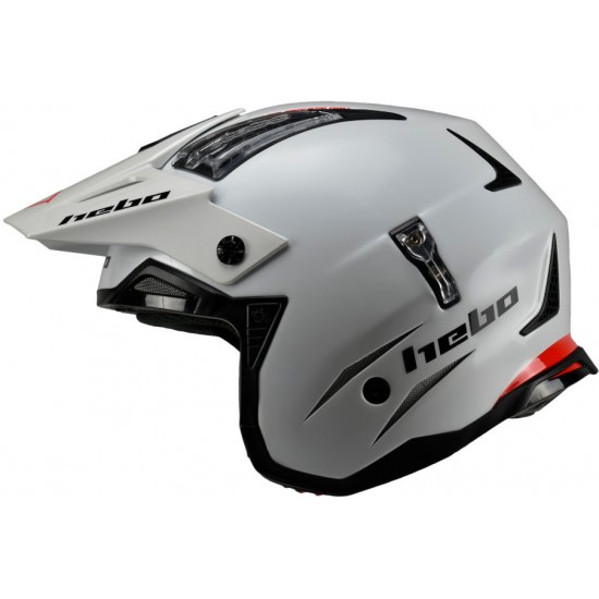 Capacete Trial ZONE 4 MONOCOLOR Branco Hebo