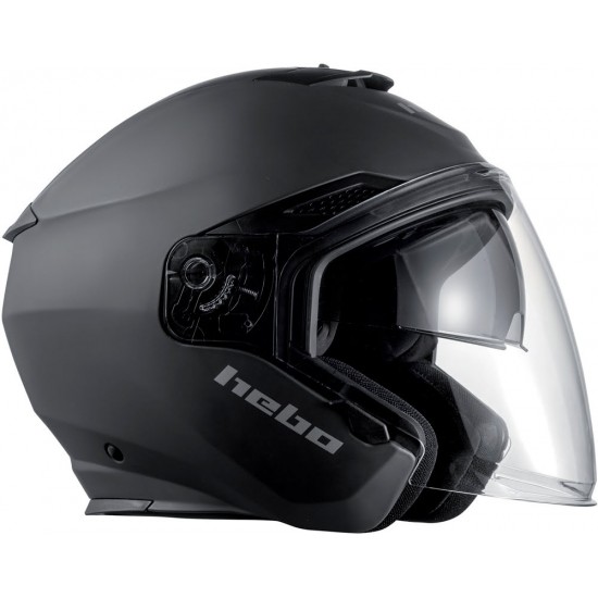 Capacete Jet BROOKLYN Preto mate Hebo