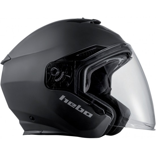 Capacete Jet BROOKLYN Preto mate Hebo