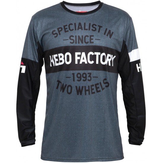 Camisola STRATOS 2 WHEELS Cinza Hebo