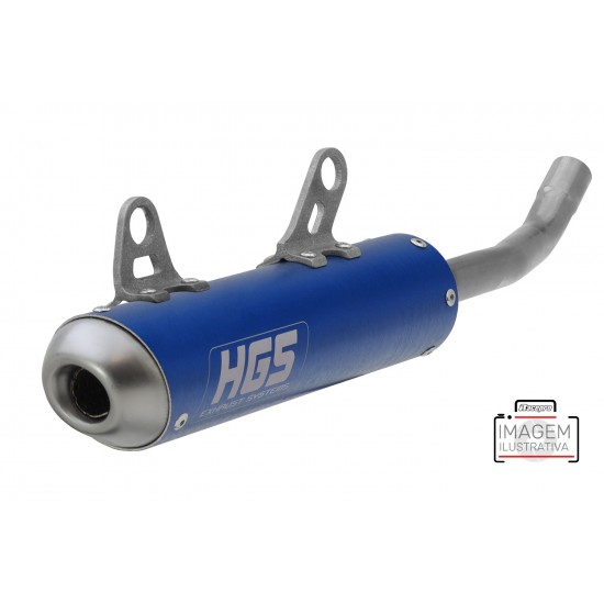 Ponteira de Escape 2T Aluminio HGS Exhaust TM Racing