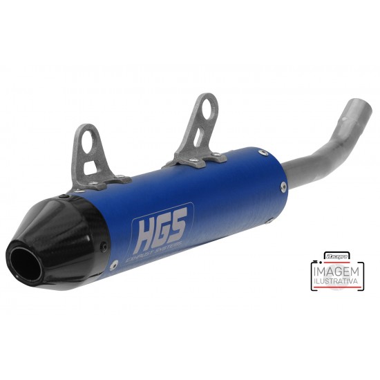 Ponteira de Escape 2T Aluminio HGS Exhaust Suzuki