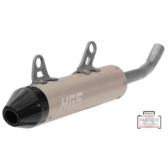 Ponteira de Escape 2T Aluminio HGS Exhaust Fantic