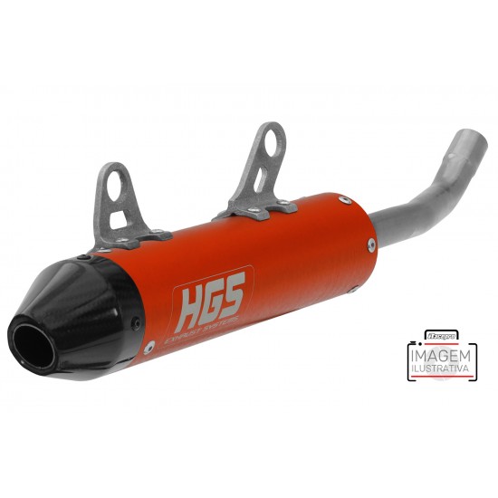 Ponteira de Escape 2T Aluminio HGS Exhaust KTM