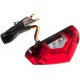 Farolim Leds Triangular Vermelho Racepro