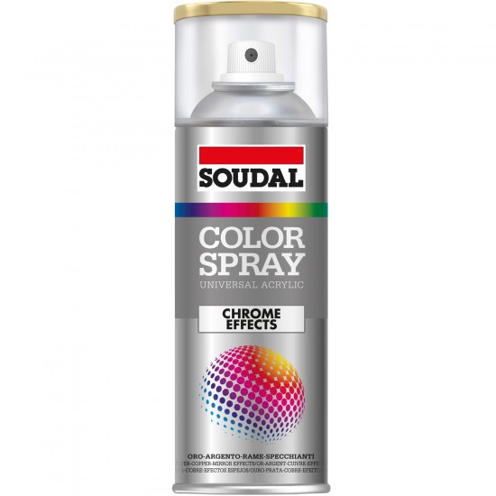 Spray Tinta EFEITO CROMADO Soudal