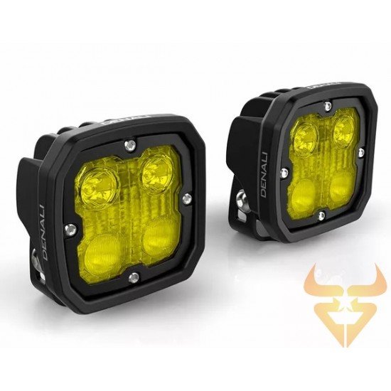 Kit de lentes Amarelas TriOptic para luzes LED Denali D4