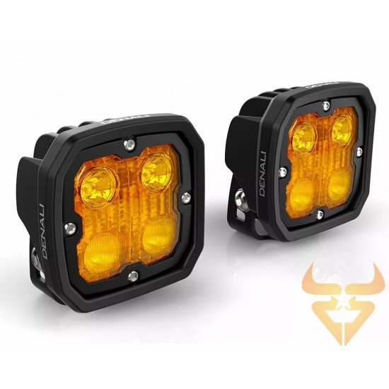 Kit de lentes Amber TriOptic para luzes LED Denali D4