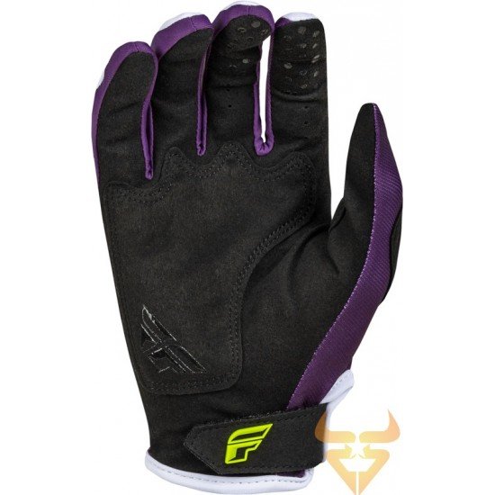 Luvas Fly Racing Kinetic Reload Deep Purple / White / Hi-Vis