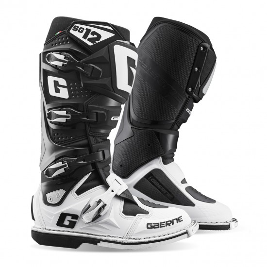 Botas Gaerne MX SG12 Black / White