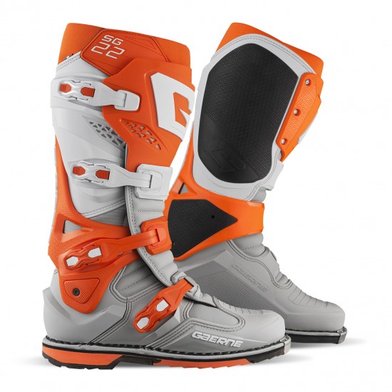 Botas Gaerne MX SG12 ORANGE / WHITE / GREY