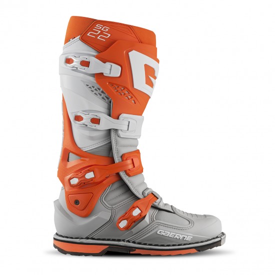 Botas Gaerne MX SG12 ORANGE / WHITE / GREY