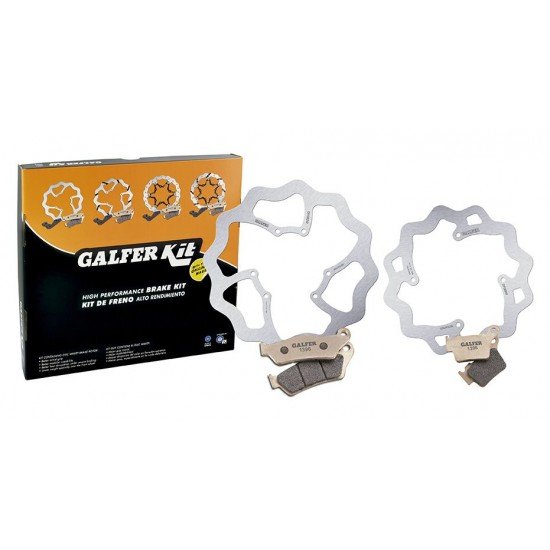 Kit Discos com Pastilhas de Travão Galfer Wave Fixed Honda