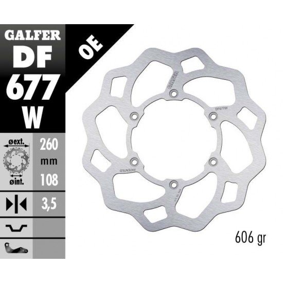 Discos Travão Frente Fixed Wave Galfer GasGas