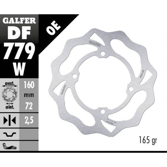 Discos Travão Frente Fixed Wave Galfer Ktm