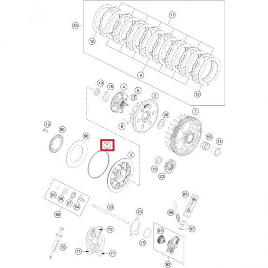 Anilha Embraiagem 78132013000 Original Ktm