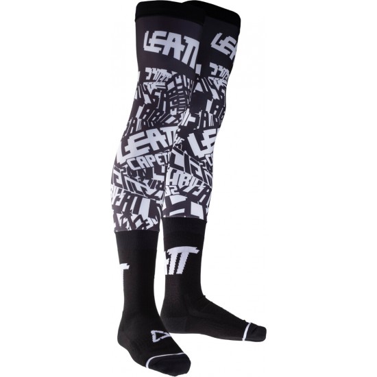 Meias para Joelheira Leatt Brace Preto / Branco