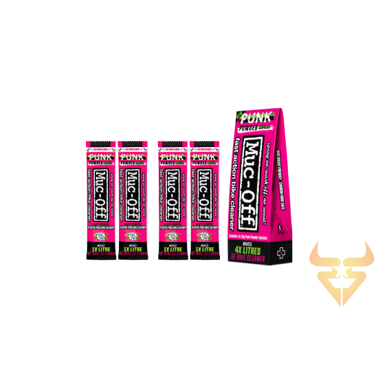 Pack 4 x Muc-Off Punk Powder Bike Cleaner