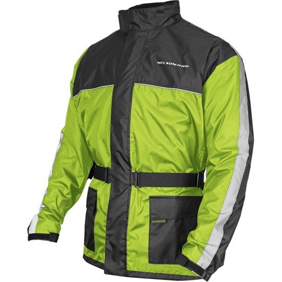 Casaco Impermeável Nelson Rigg Solo Storm Black / Hi-Vis