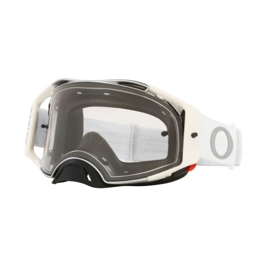 Óculos Airbrake MX Goggle Tuff Blocks White Clear Lens