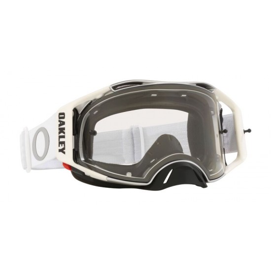 Óculos Airbrake MX Goggle Tuff Blocks White Clear Lens