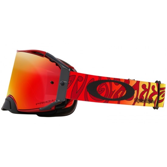 Óculos Oakley Airbrake MX - TLD Trippy Red Prizm MX Torch