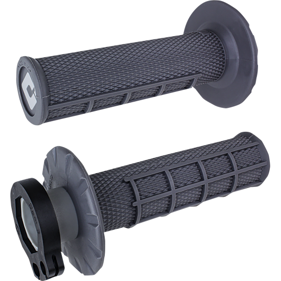 Punhos Odi Mx V2 Lock-on Half-waffle Dark Gray