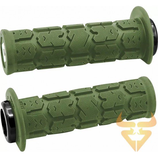 Punhos Atv Odi Lock On Rogue V2.1 Green / Black