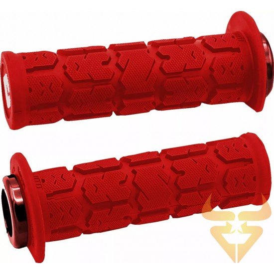 Punhos Atv Odi Lock On Rogue V2.1 Red