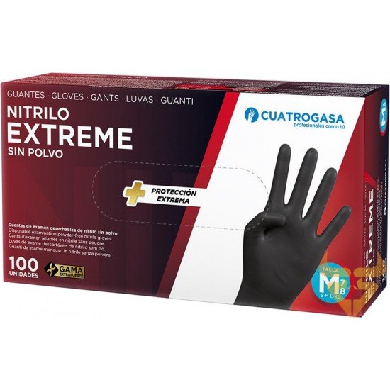 Luvas de Mecânico Nitrilo Extreme (Caixa 100 unidades)