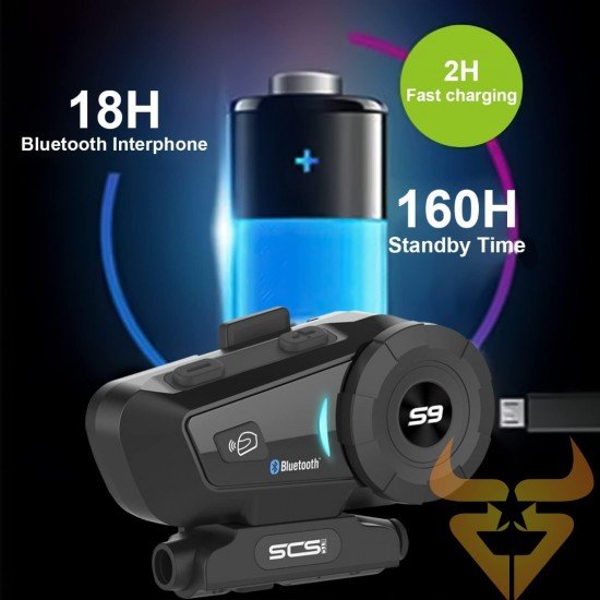 Intercomunicador SCS S9 Bluetooth