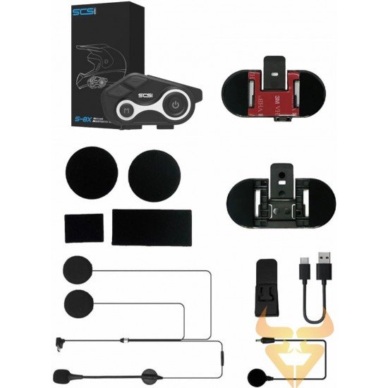 Intercomunicador SCS S8X Bluetooth