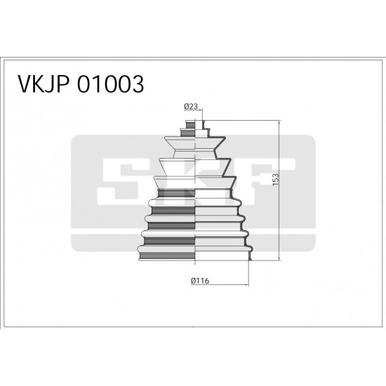 Fole de Cardan Universal SKF 01003