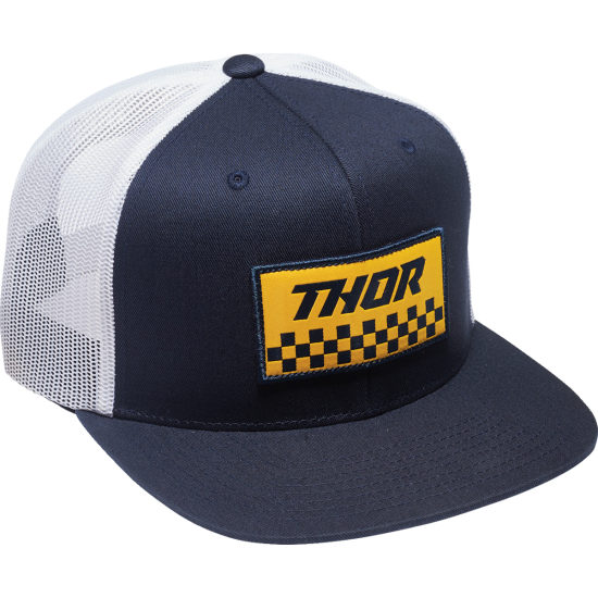 Boné Thor Checkers Snapback Navy / White