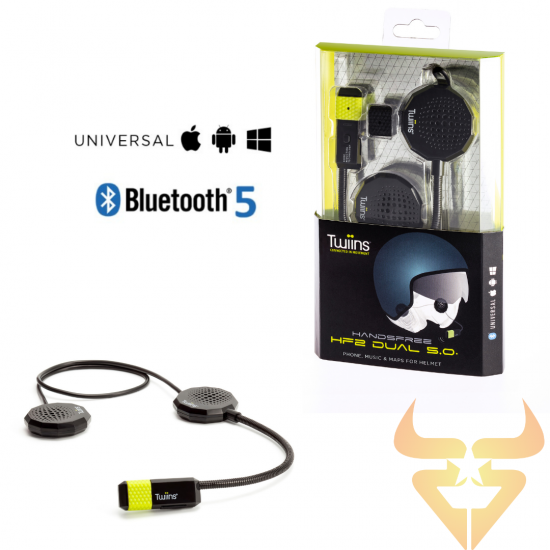 Kit Intercomunicador Bluetooth Twiins – HF2 Dual 5.0