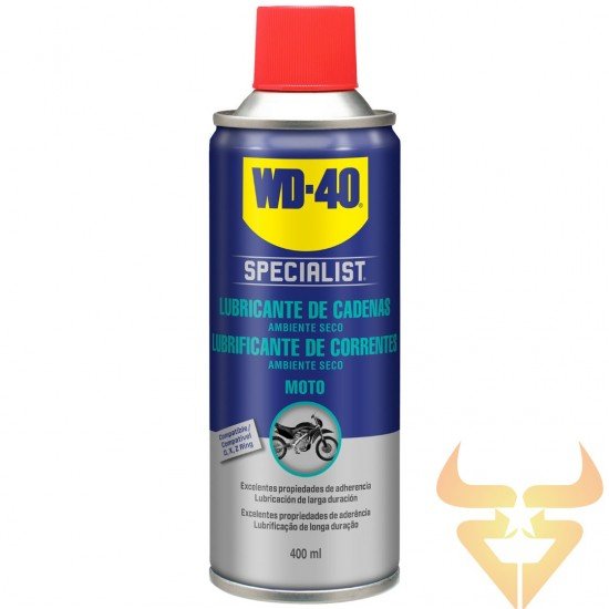 Spray Lubrificante Corrente Moto Ambiente Seco Wd-40